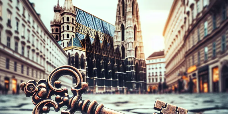Schlüssel abgebrochen in Wien: Nahaufnahme eines abgebrochenen Schlüssels im Türschloss. Schnelle Hilfe gesucht? Mehr erfahren.