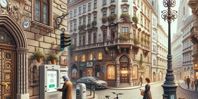Modernes Türschloss für schlüssellosen Zugang in Wien, Nahaufnahme einer Hand am digitalen Türöffner. Entdecke smarte Sicherheit. Mehr erfahren